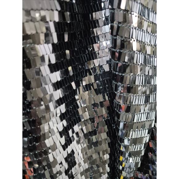 Vtg The Limited Black Paillette Sequins Skirt Set Suit Fully Lined Sz M Evening - Picture 7 of 7